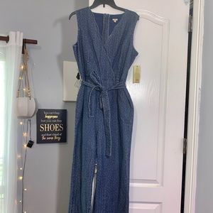 NWT REBA Westward Canyon denim jumpsuit